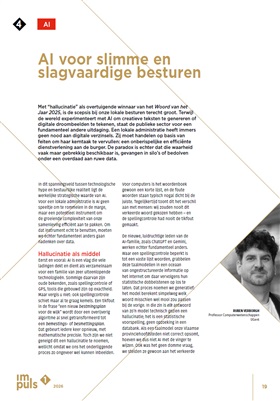 AI voor slimme en slagvaardige besturen