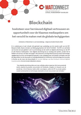 Blockchain: hoeksteen voor hernieuwd digitaal vertrouwen?